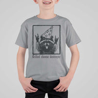 Vintage Raccoon T Shirt For Kid Retro Silly Trash Panda Meme - Wonder Print Shop