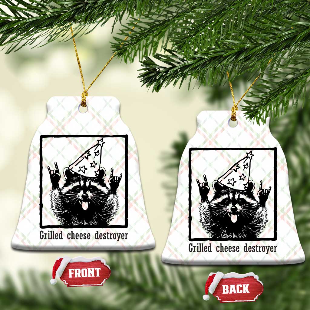 Vintage Raccoon Ceramic Ornament Retro Silly Trash Panda Meme - Wonder Print Shop