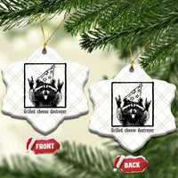 Vintage Raccoon Ceramic Ornament Retro Silly Trash Panda Meme - Wonder Print Shop