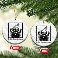 Vintage Raccoon Ceramic Ornament Retro Silly Trash Panda Meme - Wonder Print Shop
