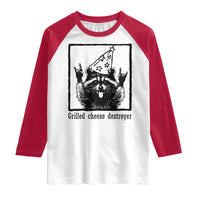Vintage Raccoon Raglan Shirt Retro Silly Trash Panda Meme - Wonder Print Shop