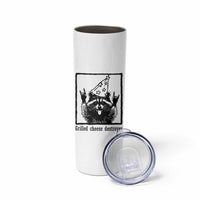 Vintage Raccoon Skinny Tumbler Retro Silly Trash Panda Meme - Wonder Print Shop