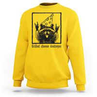 Vintage Raccoon Sweatshirt Retro Silly Trash Panda Meme - Wonder Print Shop