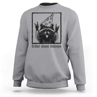 Vintage Raccoon Sweatshirt Retro Silly Trash Panda Meme - Wonder Print Shop