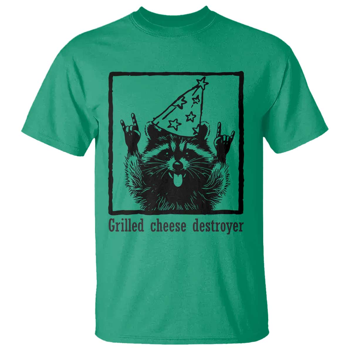 Vintage Raccoon T Shirt Retro Silly Trash Panda Meme - Wonder Print Shop