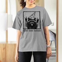 Vintage Raccoon T Shirt For Women Retro Silly Trash Panda Meme - Wonder Print Shop