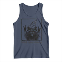 Vintage Raccoon Tank Top Retro Silly Trash Panda Meme - Wonder Print Shop