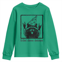 Vintage Raccoon Youth Sweatshirt Retro Silly Trash Panda Meme - Wonder Print Shop