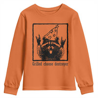 Vintage Raccoon Youth Sweatshirt Retro Silly Trash Panda Meme - Wonder Print Shop