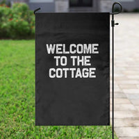 Welcome To The Cottage Garden Flag