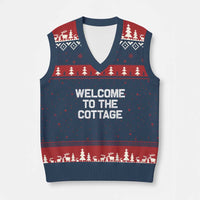 Welcome To The Cottage V-Neck Knit Sweater Vest