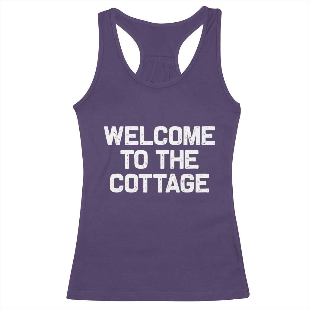 Welcome To The Cottage Racerback Tank Top