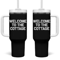 Welcome To The Cottage Tumbler With Handle