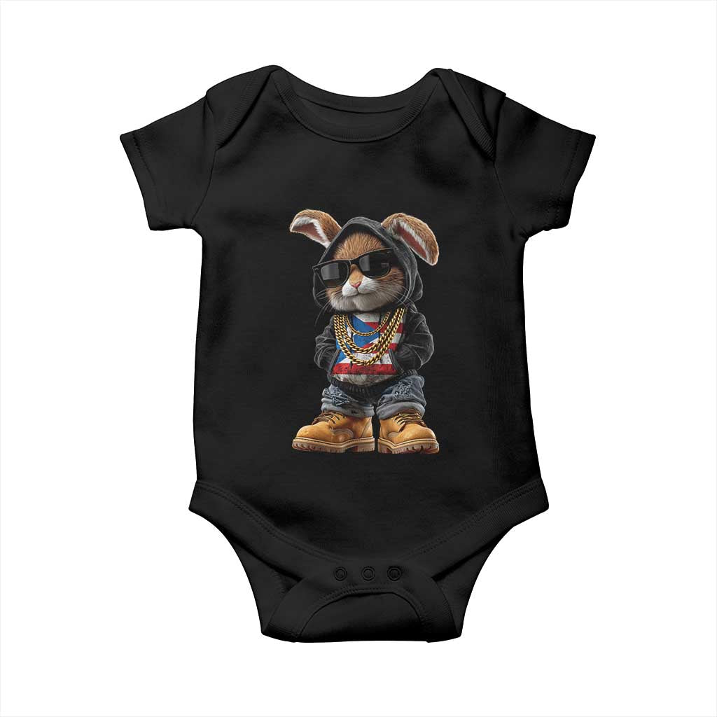 Bunny Puerto Rican Flag Baby Onesie Puerto Rican Taino Boricua Vibes