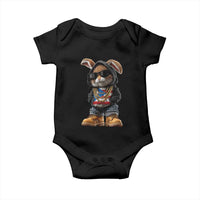 Bunny Puerto Rican Flag Baby Onesie Puerto Rican Taino Boricua Vibes