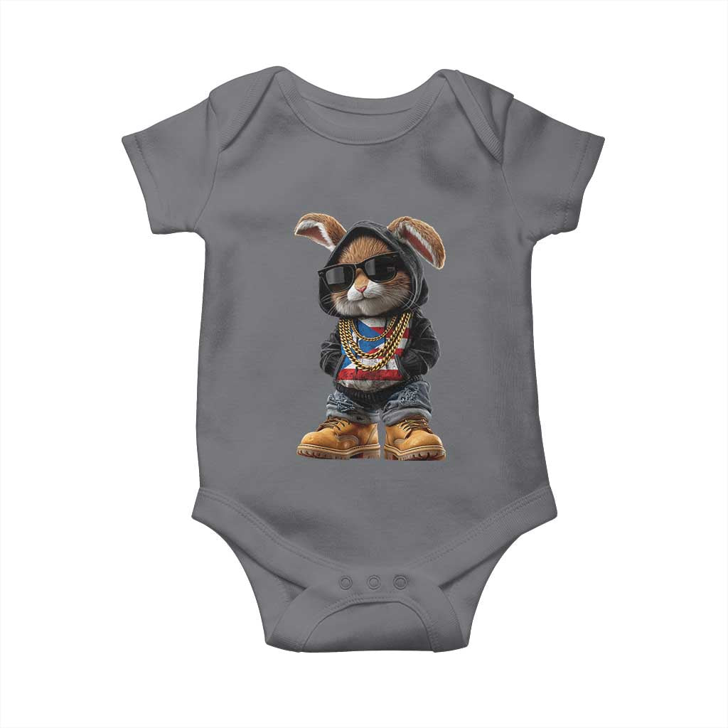 Bunny Puerto Rican Flag Baby Onesie Puerto Rican Taino Boricua Vibes