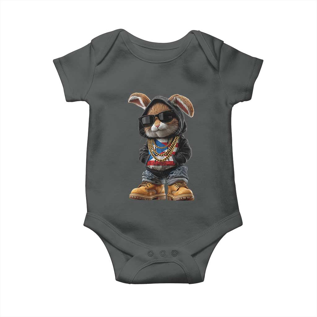 Bunny Puerto Rican Flag Baby Onesie Puerto Rican Taino Boricua Vibes