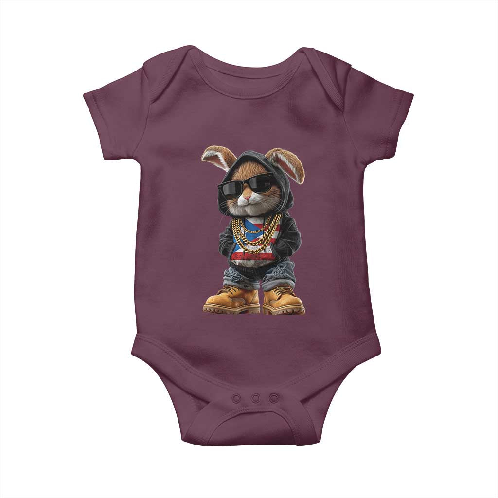 Bunny Puerto Rican Flag Baby Onesie Puerto Rican Taino Boricua Vibes