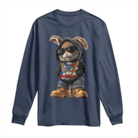 Bunny Puerto Rican Flag Long Sleeve Shirt Puerto Rican Taino Boricua Vibes