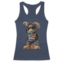 Bunny Puerto Rican Flag Racerback Tank Top Puerto Rican Taino Boricua Vibes