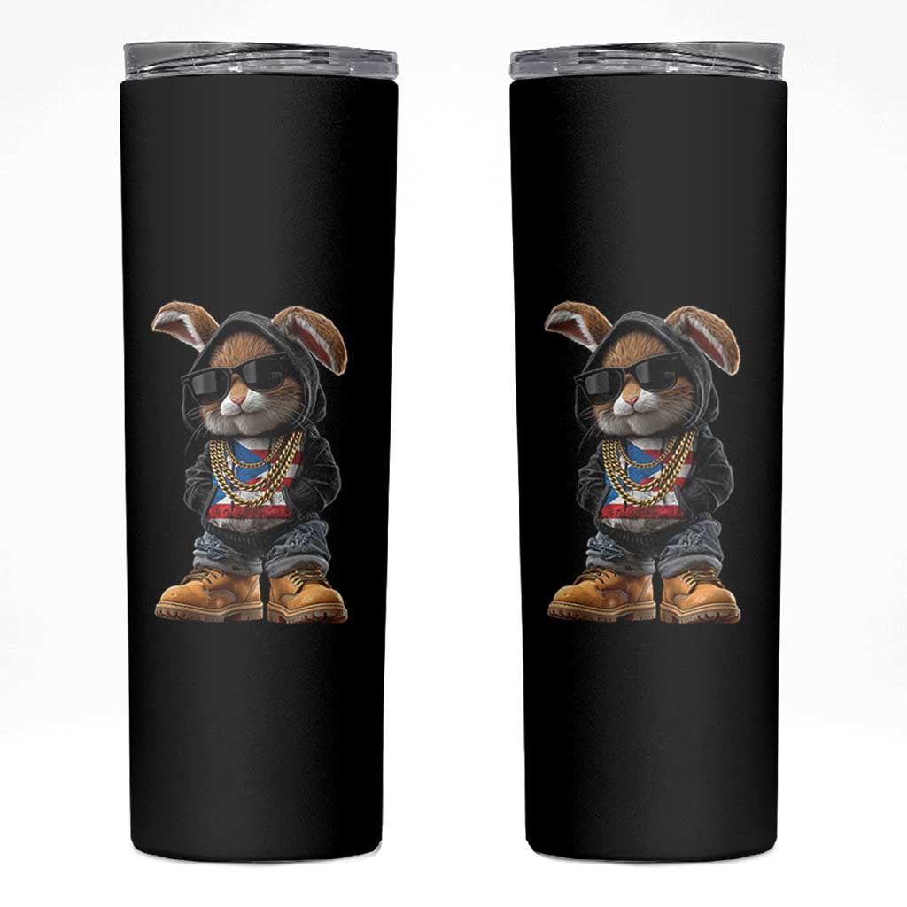 Bunny Puerto Rican Flag Skinny Tumbler Puerto Rican Taino Boricua Vibes