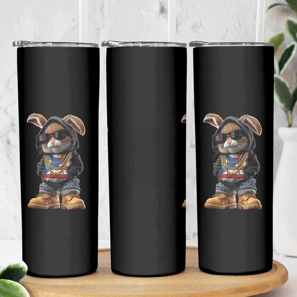 Bunny Puerto Rican Flag Skinny Tumbler Puerto Rican Taino Boricua Vibes