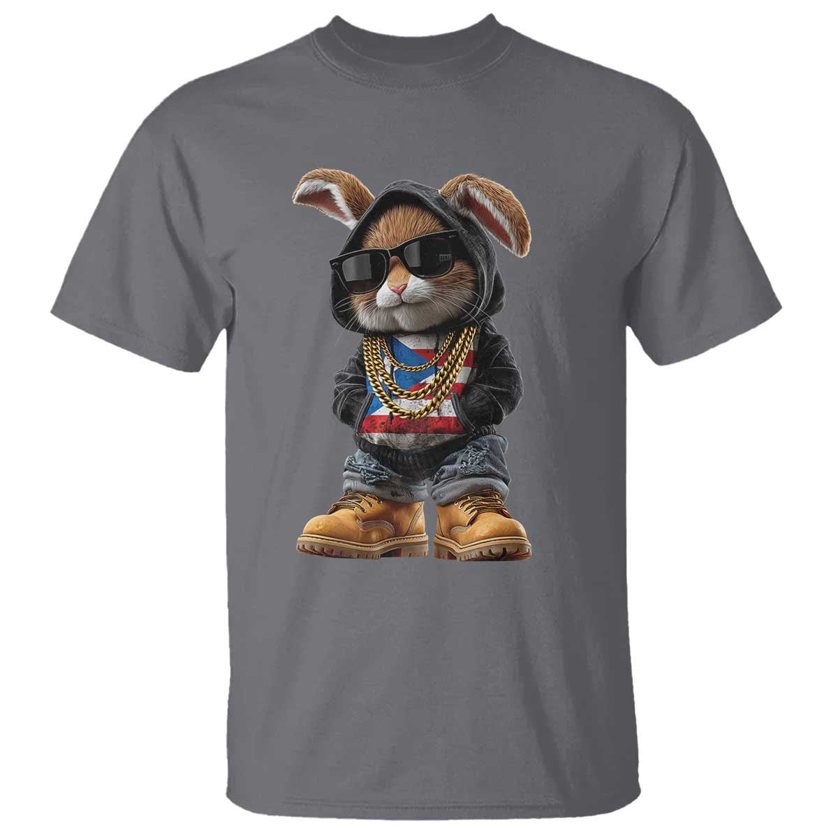Bunny Puerto Rican Flag T Shirt Puerto Rican Taino Boricua Vibes