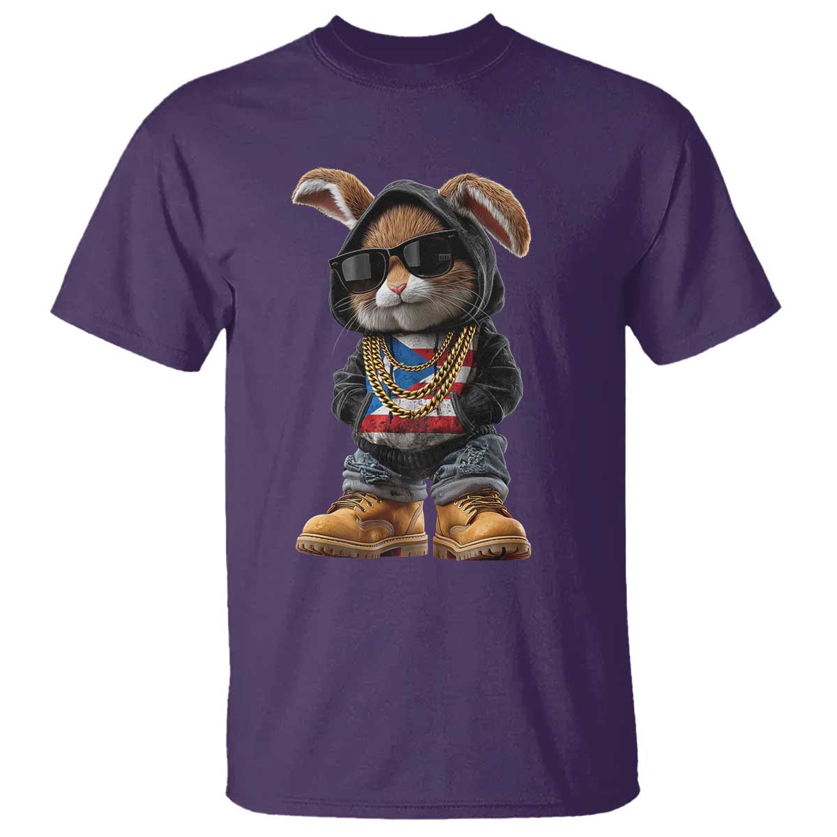 Bunny Puerto Rican Flag T Shirt Puerto Rican Taino Boricua Vibes