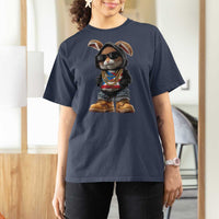 Bunny Puerto Rican Flag T Shirt For Women Puerto Rican Taino Boricua Vibes