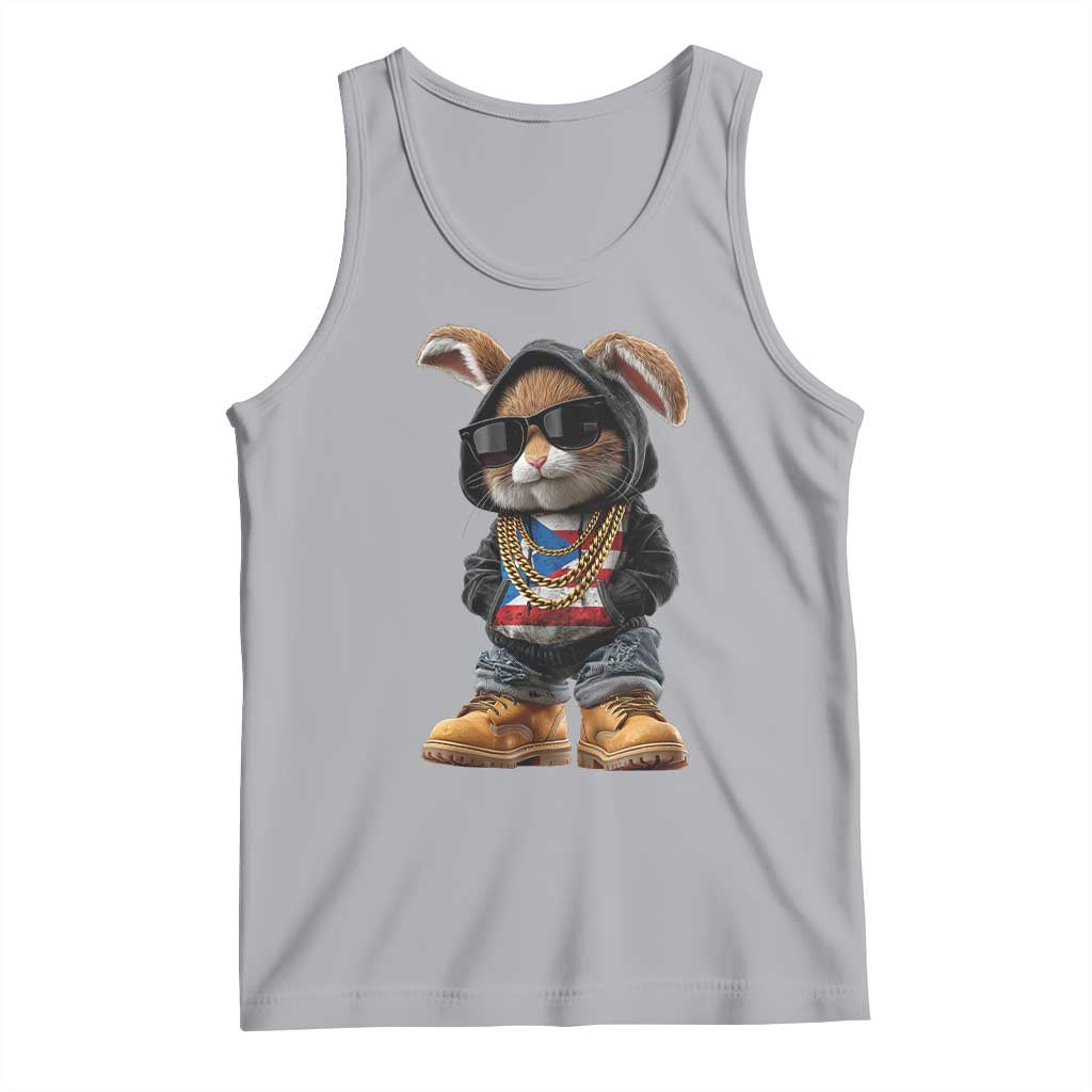 Bunny Puerto Rican Flag Tank Top Puerto Rican Taino Boricua Vibes