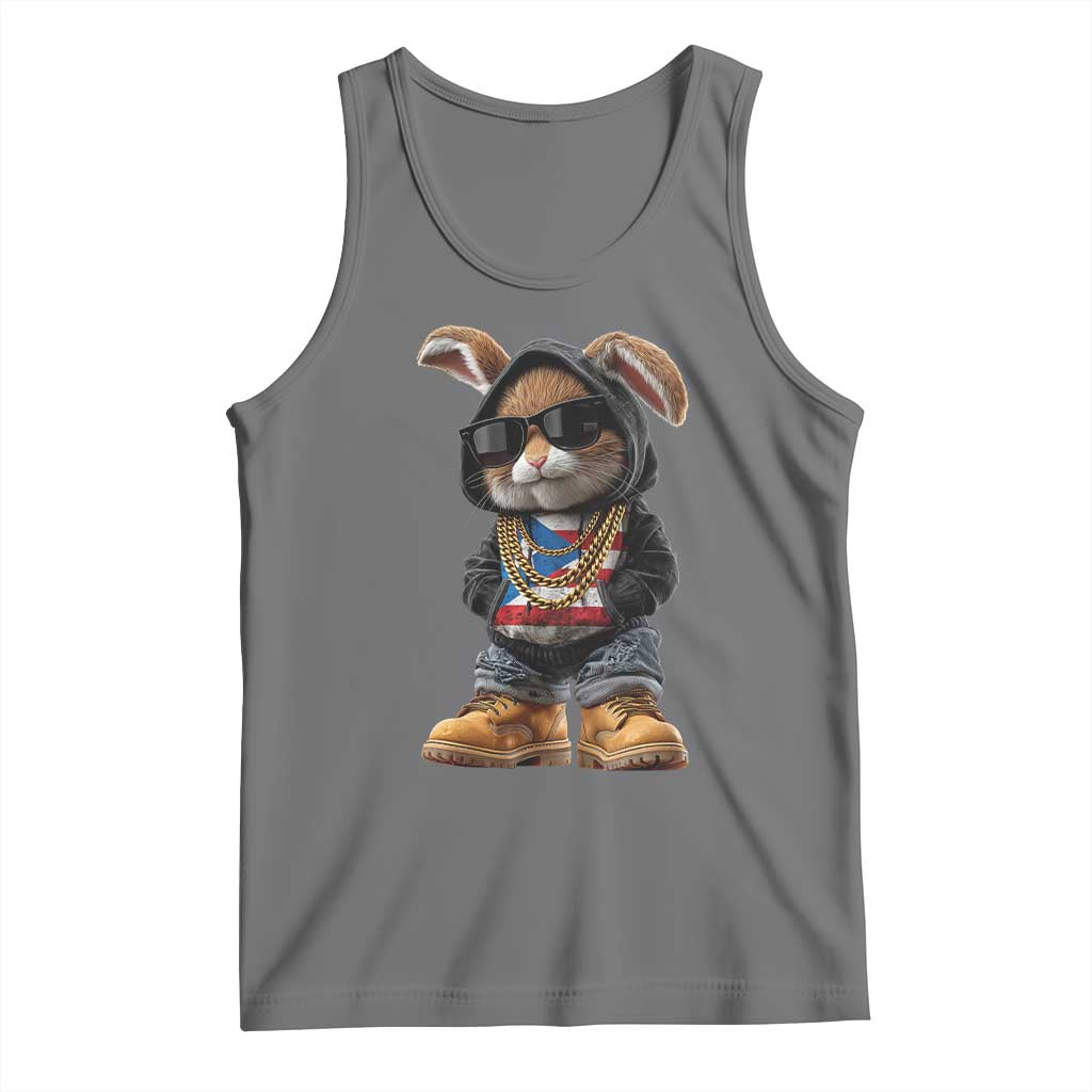 Bunny Puerto Rican Flag Tank Top Puerto Rican Taino Boricua Vibes
