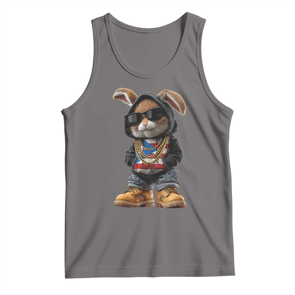 Bunny Puerto Rican Flag Tank Top Puerto Rican Taino Boricua Vibes