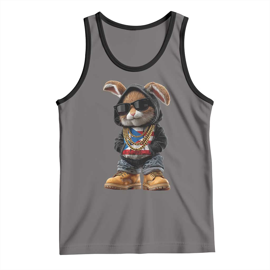 Bunny Puerto Rican Flag Tank Top Puerto Rican Taino Boricua Vibes