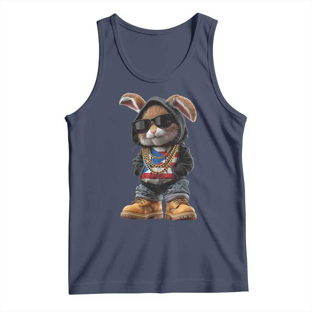 Bunny Puerto Rican Flag Tank Top Puerto Rican Taino Boricua Vibes
