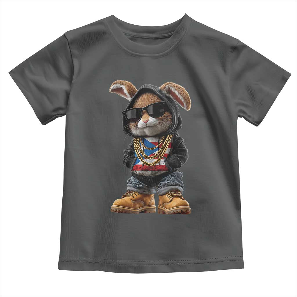 Bunny Puerto Rican Flag Toddler T Shirt Puerto Rican Taino Boricua Vibes