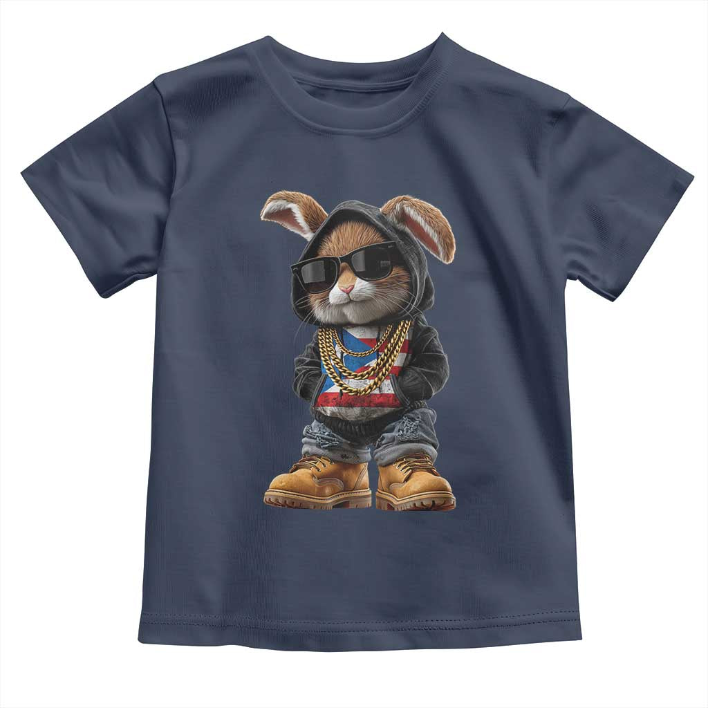 Bunny Puerto Rican Flag Toddler T Shirt Puerto Rican Taino Boricua Vibes