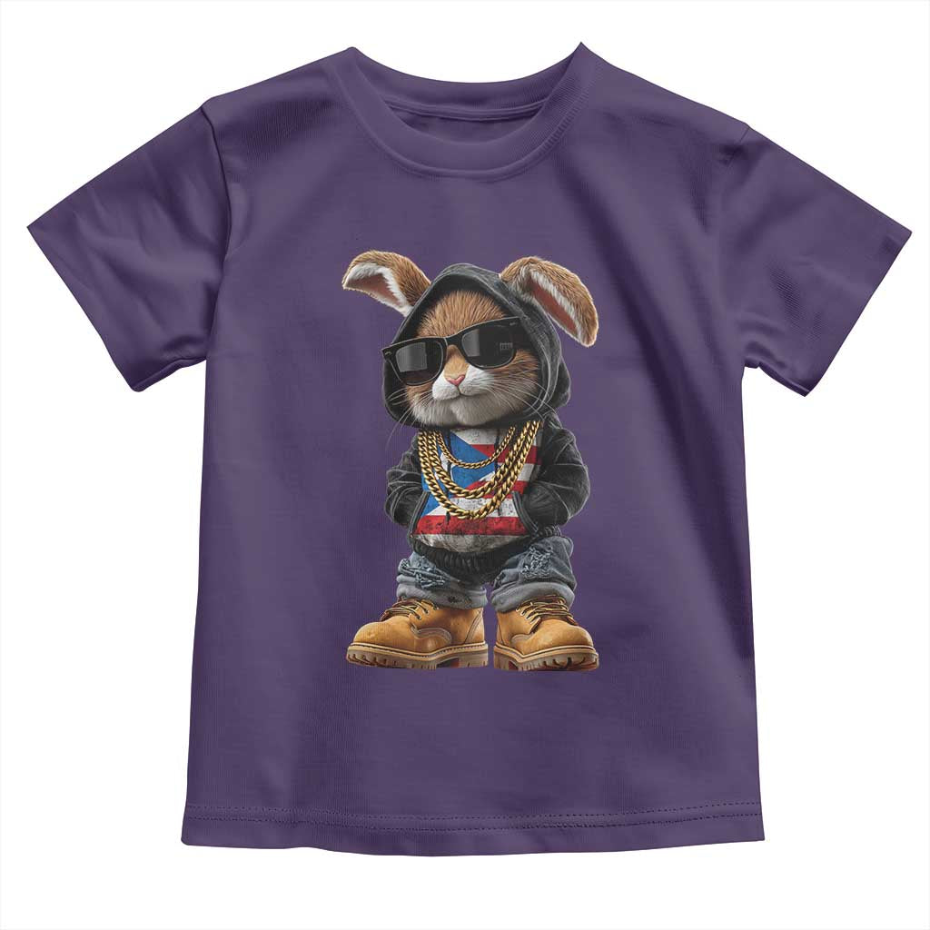 Bunny Puerto Rican Flag Toddler T Shirt Puerto Rican Taino Boricua Vibes