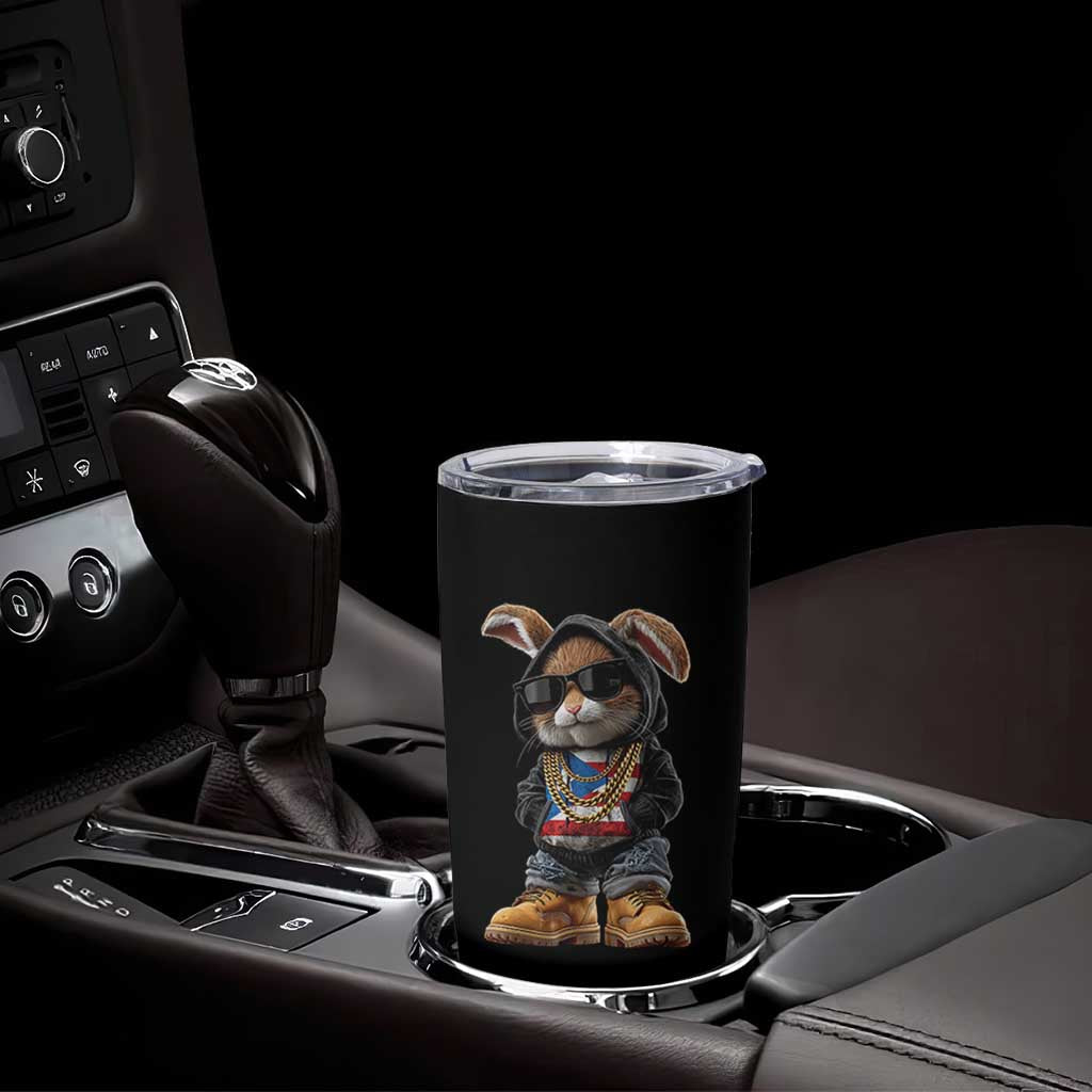 Bunny Puerto Rican Flag Tumbler Cup Puerto Rican Taino Boricua Vibes