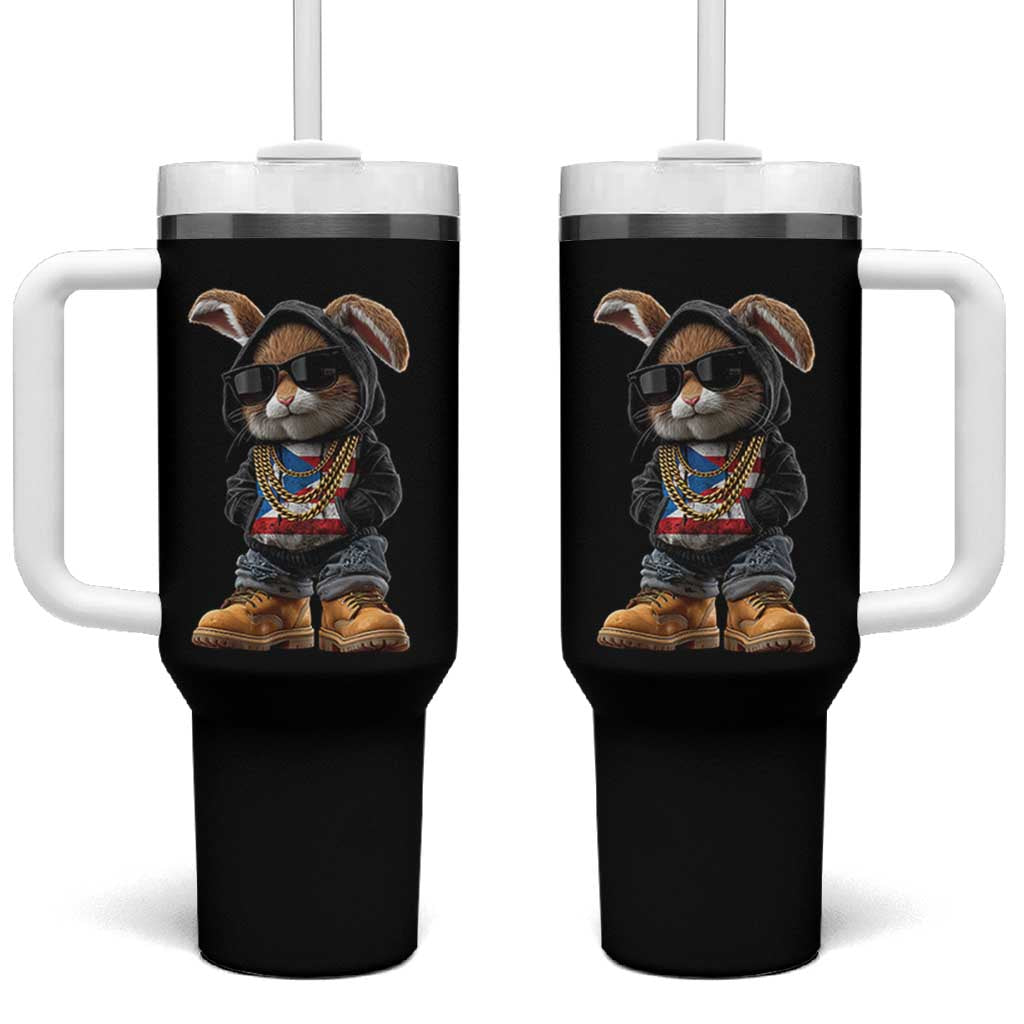 Bunny Puerto Rican Flag Tumbler With Handle Puerto Rican Taino Boricua Vibes