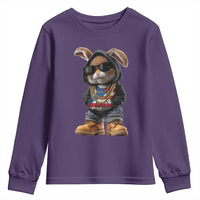 Bunny Puerto Rican Flag Youth Sweatshirt Puerto Rican Taino Boricua Vibes
