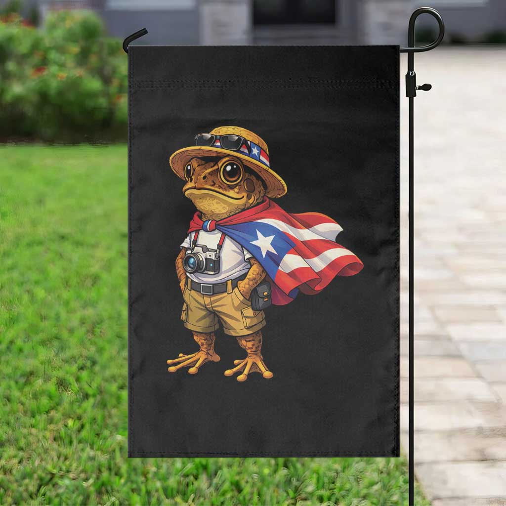 Coqui Frog Puerto Rico Flag Garden Flag Puerto Rican Taino Boricua Vibes