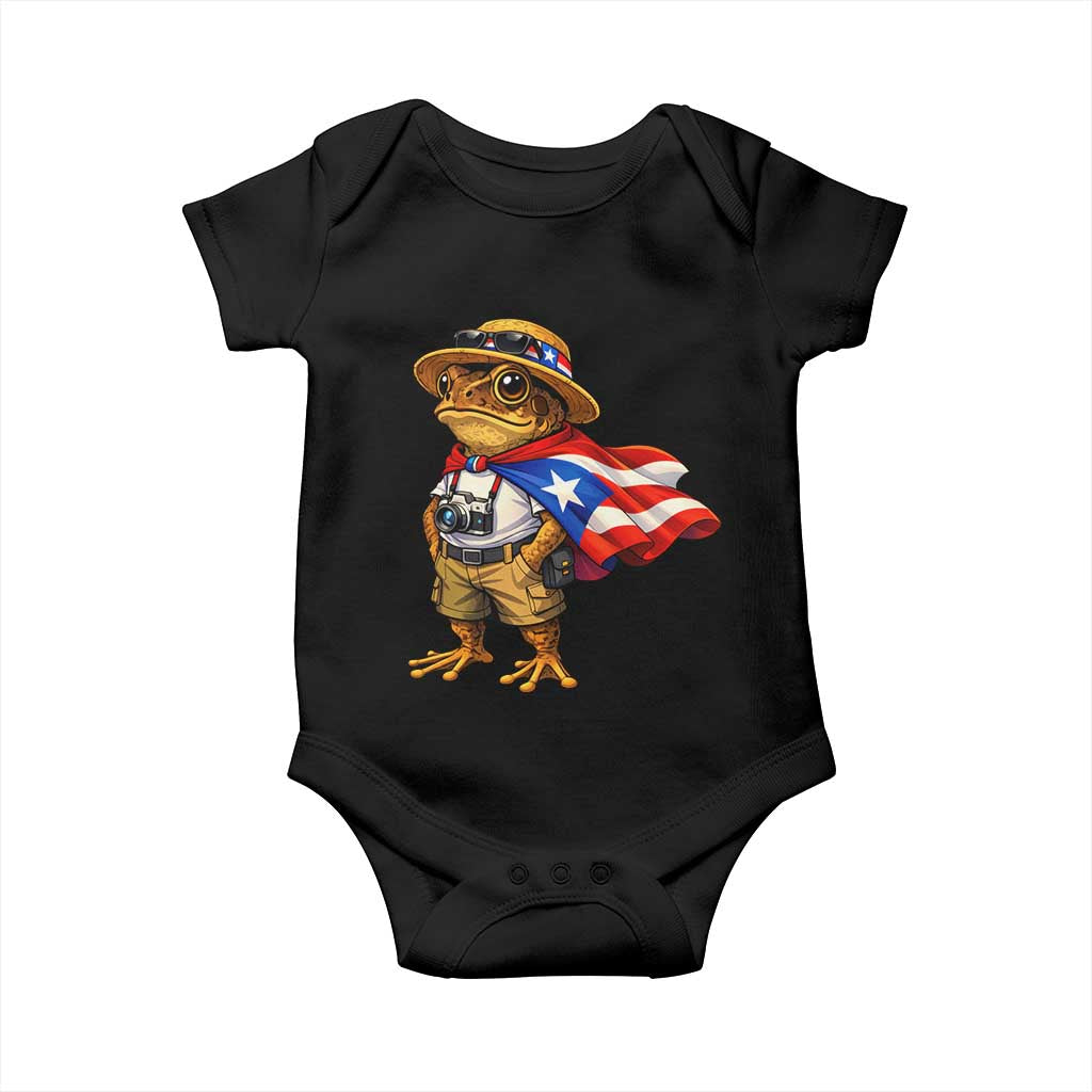 Coqui Frog Puerto Rico Flag Baby Onesie Puerto Rican Taino Boricua Vibes