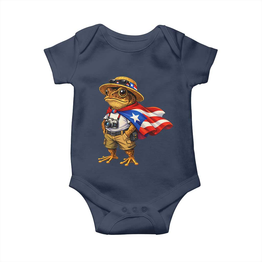 Coqui Frog Puerto Rico Flag Baby Onesie Puerto Rican Taino Boricua Vibes