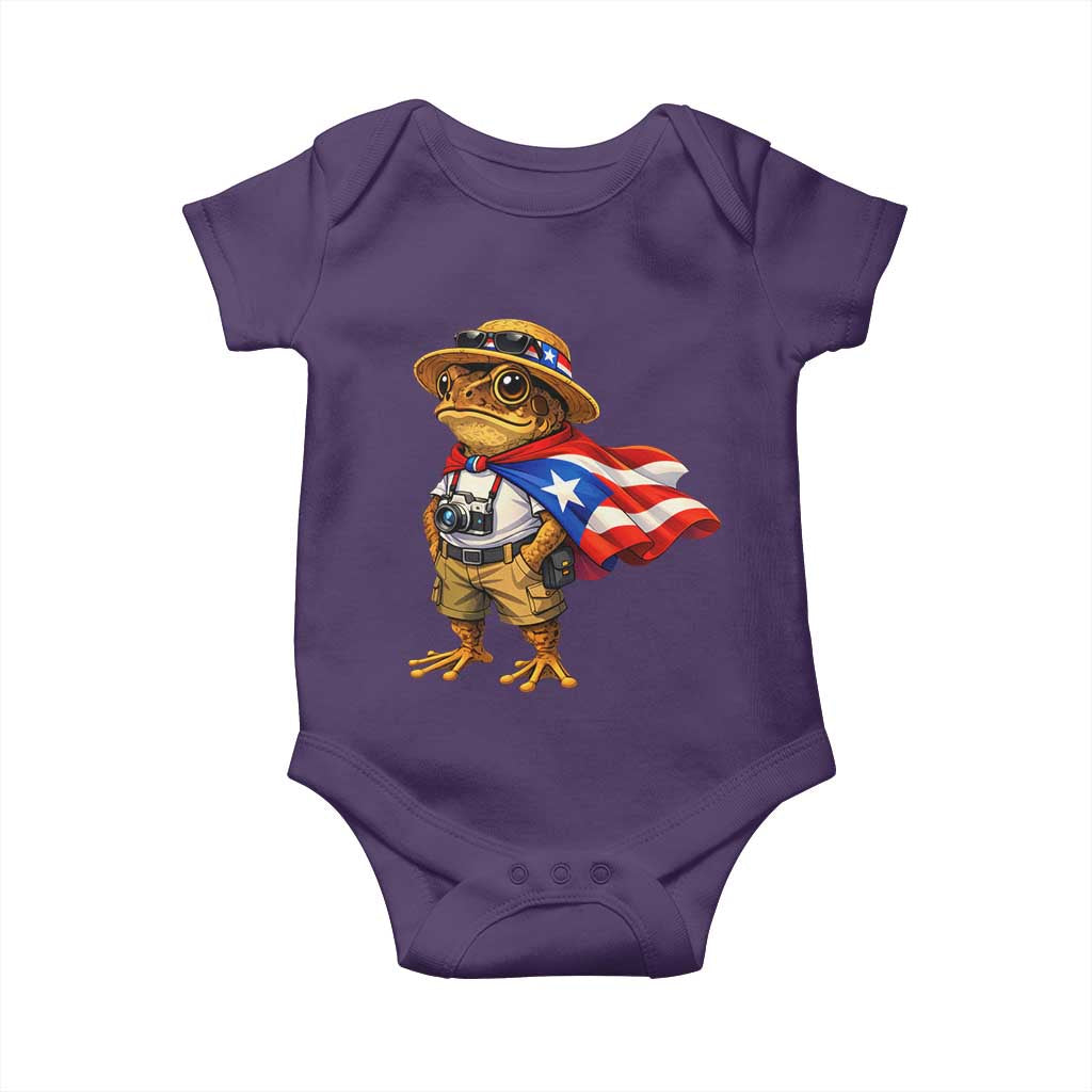 Coqui Frog Puerto Rico Flag Baby Onesie Puerto Rican Taino Boricua Vibes