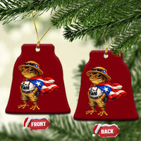 Coqui Frog Puerto Rico Flag Ceramic Ornament Puerto Rican Taino Boricua Vibes