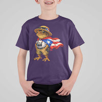 Coqui Frog Puerto Rico Flag T Shirt For Kid Puerto Rican Taino Boricua Vibes