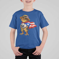 Coqui Frog Puerto Rico Flag T Shirt For Kid Puerto Rican Taino Boricua Vibes