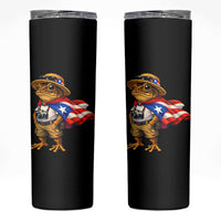 Coqui Frog Puerto Rico Flag Skinny Tumbler Puerto Rican Taino Boricua Vibes