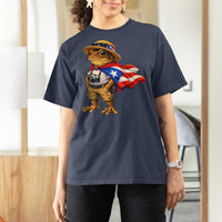 Coqui Frog Puerto Rico Flag T Shirt For Women Puerto Rican Taino Boricua Vibes