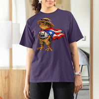 Coqui Frog Puerto Rico Flag T Shirt For Women Puerto Rican Taino Boricua Vibes